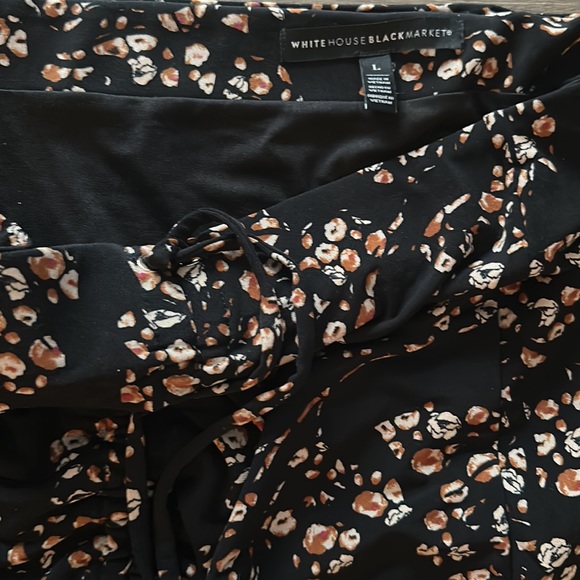 Matte Jersey Ruched Pencil Skirt - Picture 4 of 6